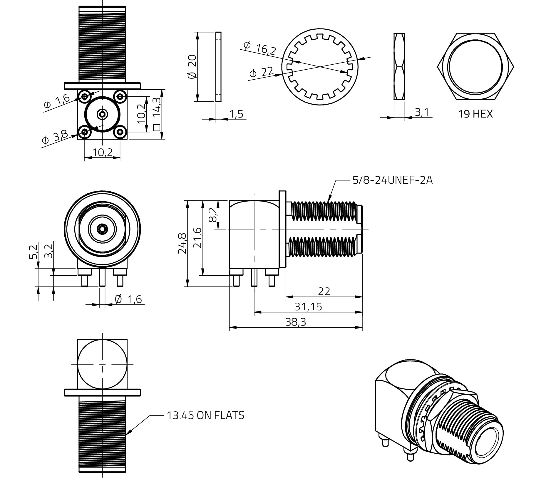 WRNTYPE N Type PCB Connectors Electromechanical Components Würth